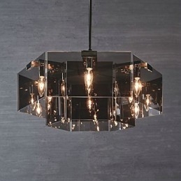 Rustieke Lodge Schilderij Kenmerk voor Ontwerpers Metalen Binnen 6 Lampen Kroonluchter