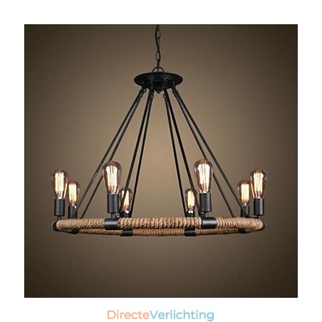 Traditionele klassieke rustieke lodge vintage retro landelijke schilderij metalen hanglamp Traditionele klassieke rustieke lodge vintage retro landelijke schilderij metalen hanglamp