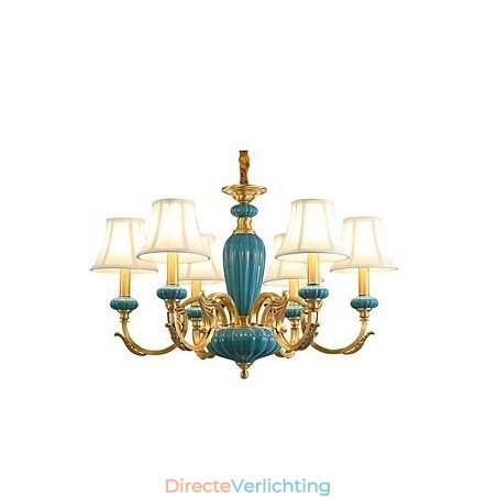 Alle koperen kroonluchter Jade decoratieve kroonluchter Alle koperen kroonluchter Jade decoratieve kroonluchter