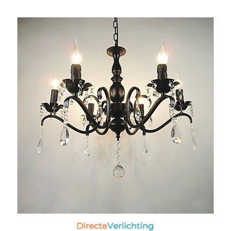 Kroonluchter Eenvoudig Kristal IJzer Kaarslicht Decoratie Lampen Verlichting Kroonluchter Eenvoudig Kristal IJzer Kaarslicht Decoratie Lampen Verlichting