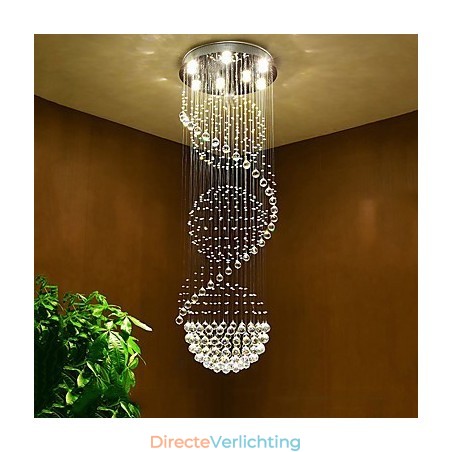 Kristallen plafond kroonluchter hanglamp binnenhuis hangende verlichting lampen armaturen voor trappen Kristallen plafond kroonluchter hanglamp binnenhuis hangende verlichting lampen armaturen voor trappen