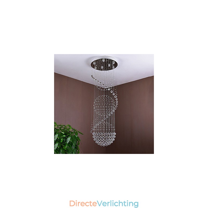 Kristallen plafond kroonluchter hanglamp binnenhuis hangende verlichting lampen armaturen voor trappen