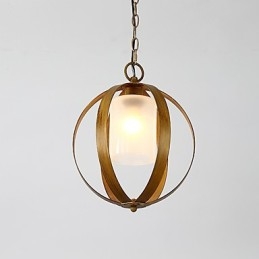 Loft Metalen Amerikaanse Industriële Stijl Schilderij Kleur met Glazen Europese Kroonluchter Lamp de Indoor Decorate Hanglamp