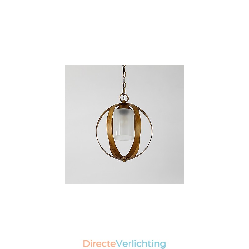 Loft Metalen Amerikaanse Industriële Stijl Schilderij Kleur met Glazen Europese Kroonluchter Lamp de Indoor Decorate Hanglamp