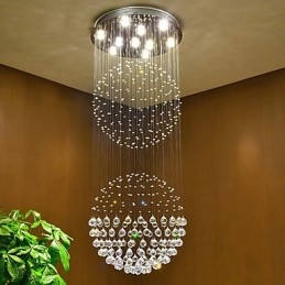 Kristallen plafond hanglamp binnen kroonluchter thuis hangende verlichting lampen armaturen