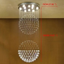 Kristallen plafond hanglamp binnen kroonluchter thuis hangende verlichting lampen armaturen