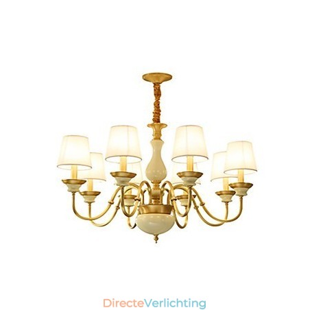 Alle koperen kroonluchter Jade decoratieve kroonluchter Alle koperen kroonluchter Jade decoratieve kroonluchter