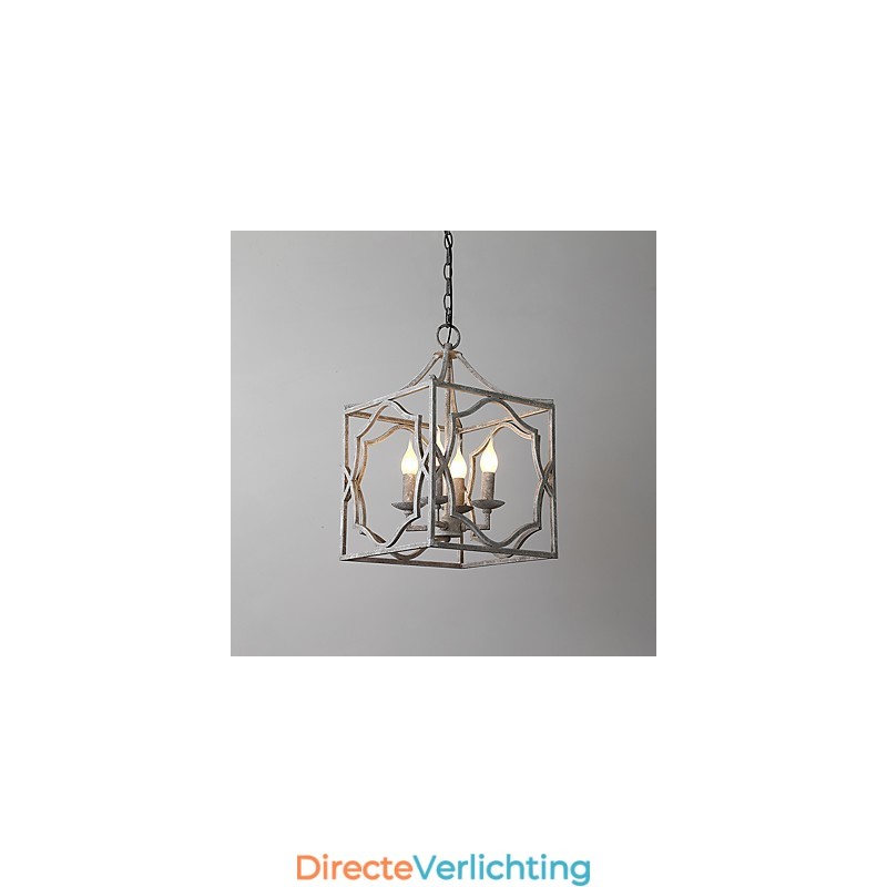 Vintage Metalen Amerikaanse Industriële Loft Schilderij Kleur Europese Kroonluchter Lamp de Indoor Decorate Hanglamp