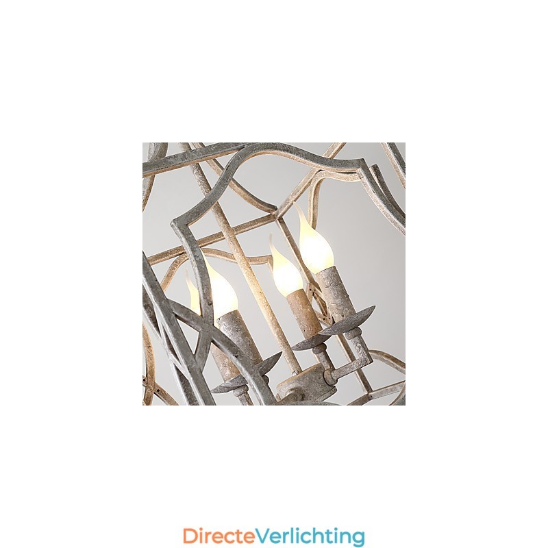 Vintage Metalen Amerikaanse Industriële Loft Schilderij Kleur Europese Kroonluchter Lamp de Indoor Decorate Hanglamp