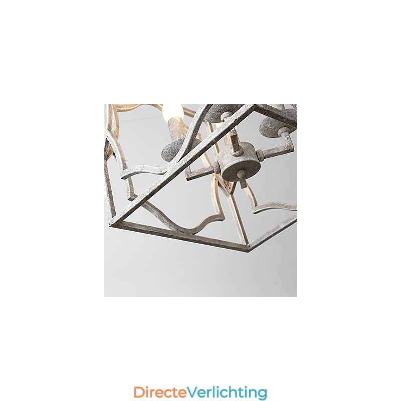 Vintage Metalen Amerikaanse Industriële Loft Schilderij Kleur Europese Kroonluchter Lamp de Indoor Decorate Hanglamp
