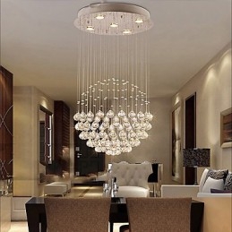 Moderne eigentijdse traditionele klassieke rustieke lodge vintage land eiland kristal gegalvaniseerde metalen hanglamp