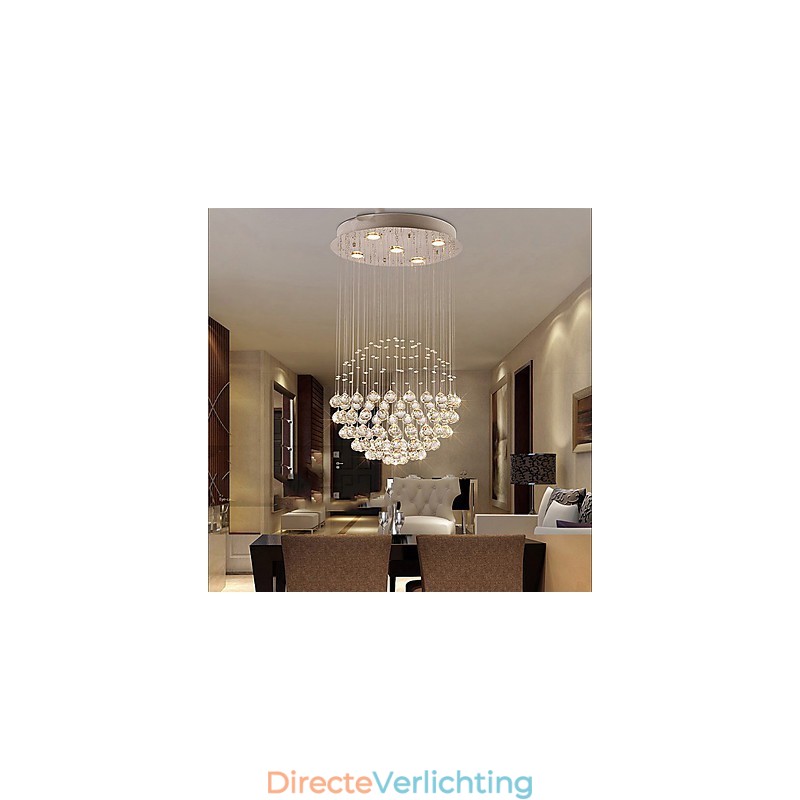 Moderne eigentijdse traditionele klassieke rustieke lodge vintage land eiland kristal gegalvaniseerde metalen hanglamp