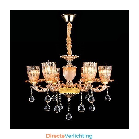 Moderne, eigentijdse, traditionele, klassieke zinklegering met kristallen mini-stijl hanglamp van metaal Moderne, eigentijdse, traditionele, klassieke zinklegering met kristallen mini-stijl hanglamp van metaal