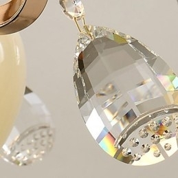 Moderne, eigentijdse, gegalvaniseerde eigenschap voor kristallen metalen kroonluchter