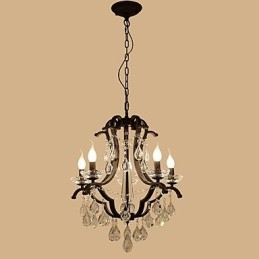 5 lampen kristallen kroonluchter moderne eigentijdse traditionele klassieke rustieke lodge vintage retro lantaarn trommel land schilderij