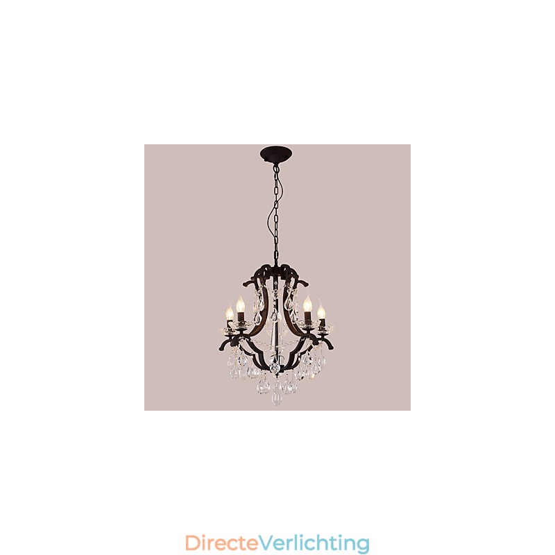 5 lampen kristallen kroonluchter moderne eigentijdse traditionele klassieke rustieke lodge vintage retro lantaarn trommel land schilderij