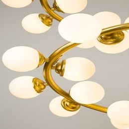 Gepersonaliseerde kunst kroonluchterlampen