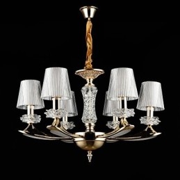 Moderne, eigentijdse, traditionele, klassieke zinklegering met kristallen mini-stijl hanglamp van metaal