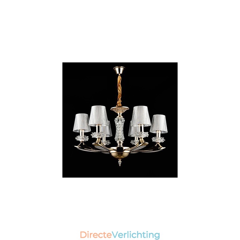 Moderne, eigentijdse, traditionele, klassieke zinklegering met kristallen mini-stijl hanglamp van metaal