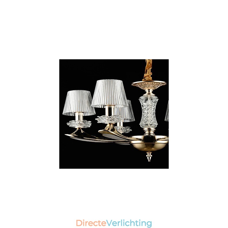 Moderne, eigentijdse, traditionele, klassieke zinklegering met kristallen mini-stijl hanglamp van metaal