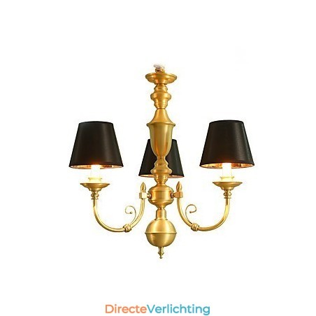 Kroonluchter Traditioneel Klassiek Landelijk Messing Kenmerk voor Mini Stijl Metaal 3 Lampen Kroonluchter Traditioneel Klassiek Landelijk Messing Kenmerk voor Mini Stijl Metaal 3 Lampen