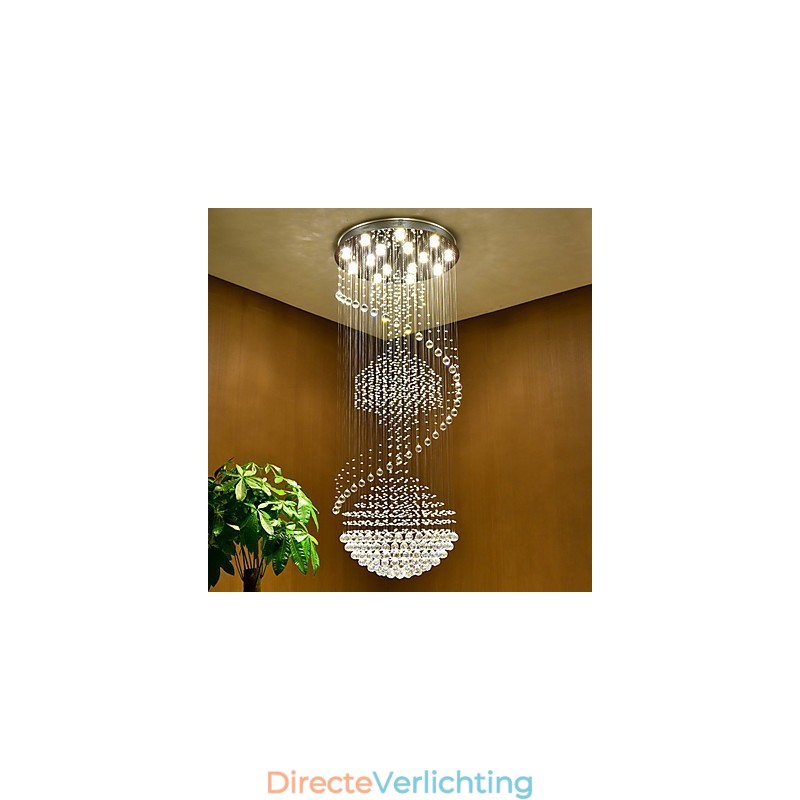 Moderne kristallen plafond hanglamp binnen kroonluchter thuis hangende verlichting lampen armaturen