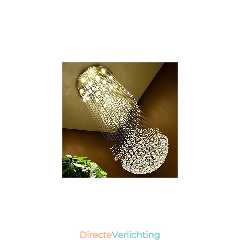 Moderne kristallen plafond hanglamp binnen kroonluchter thuis hangende verlichting lampen armaturen