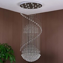 Moderne kristallen plafond hanglamp binnen kroonluchter thuis hangende verlichting lampen armaturen
