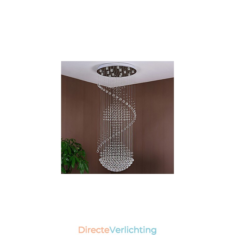 Moderne kristallen plafond hanglamp binnen kroonluchter thuis hangende verlichting lampen armaturen
