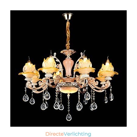 Moderne, eigentijdse, traditionele, klassieke zinklegering met kristallen mini-stijl hanglamp van metaal Moderne, eigentijdse, traditionele, klassieke zinklegering met kristallen mini-stijl hanglamp van metaal