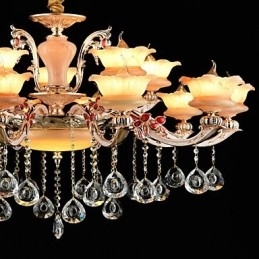 Hanglamp Zinklegering Kenmerk voor Kristal Mini Stijl Metaal Binnen Winkels 15 Lampen
