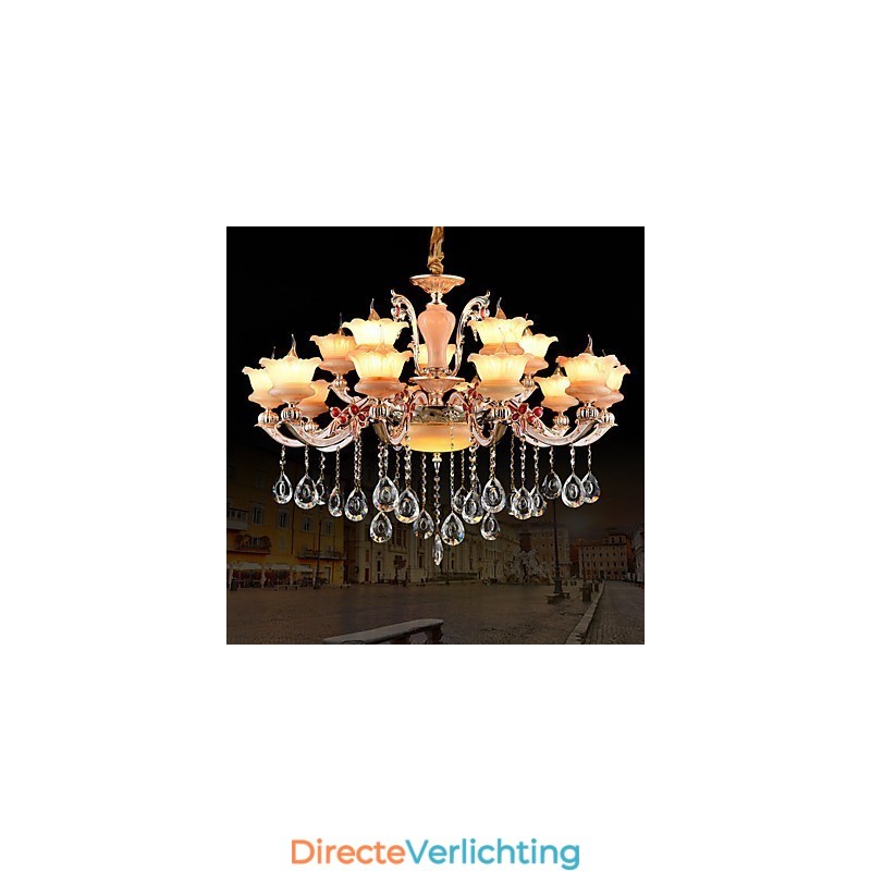 Hanglamp Zinklegering Kenmerk voor Kristal Mini Stijl Metaal Binnen Winkels 15 Lampen