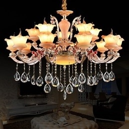 Hanglamp Zinklegering Kenmerk voor Kristal Mini Stijl Metaal Binnen Winkels 15 Lampen
