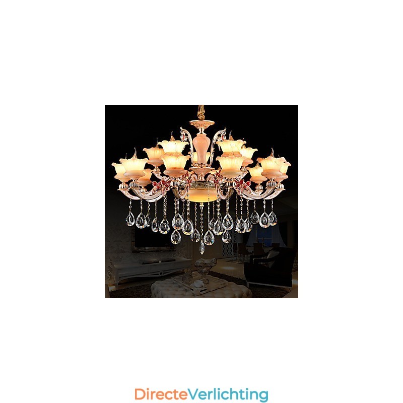 Hanglamp Zinklegering Kenmerk voor Kristal Mini Stijl Metaal Binnen Winkels 15 Lampen