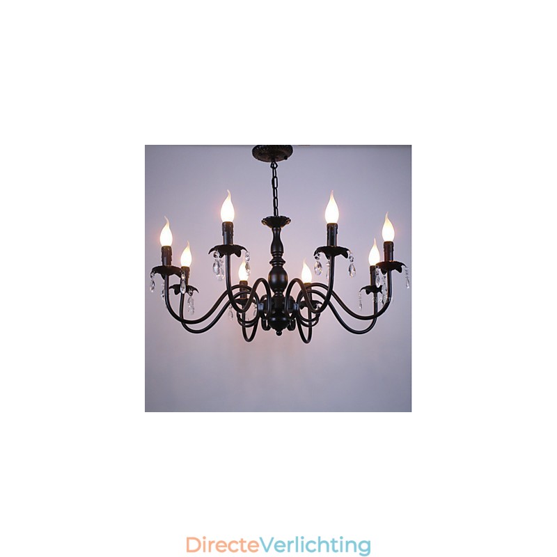Europese Stijl Kristallen Kaars Lamp Lamp Kledingwinkel Lampen En Lantaarns Decoratie Project Hanglamp