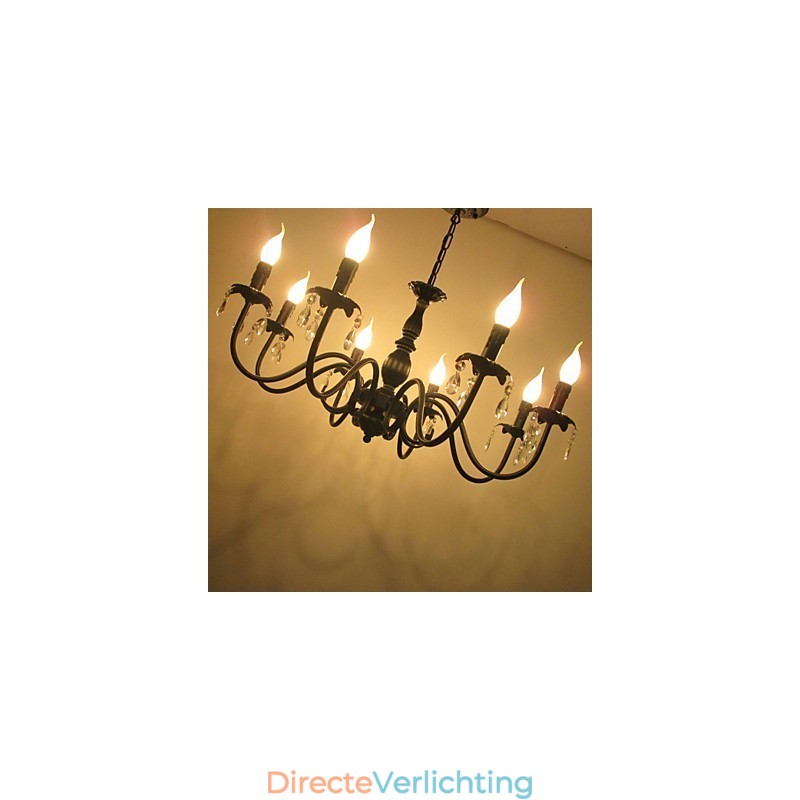 Europese Stijl Kristallen Kaars Lamp Lamp Kledingwinkel Lampen En Lantaarns Decoratie Project Hanglamp