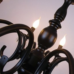 Europese Stijl Kristallen Kaars Lamp Lamp Kledingwinkel Lampen En Lantaarns Decoratie Project Hanglamp