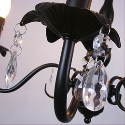Europese Stijl Kristallen Kaars Lamp Lamp Kledingwinkel Lampen En Lantaarns Decoratie Project Hanglamp