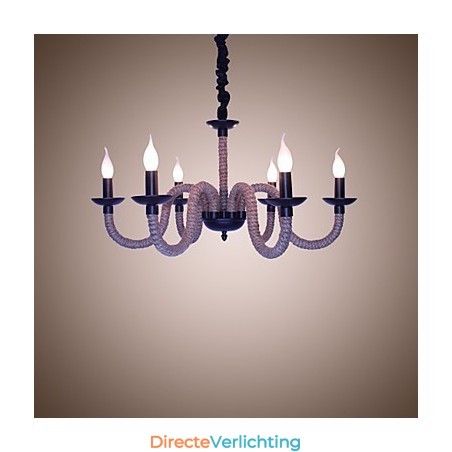 Loft Industrieel Wind Vintage IJzeren Lampen Winkels Kroonluchter Touw Kroonluchter Verlichting Loft Industrieel Wind Vintage IJzeren Lampen Winkels Kroonluchter Touw Kroonluchter Verlichting