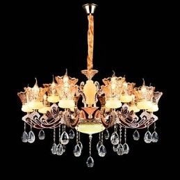 Hanglamp Zinklegering Kenmerk voor Kristal Mini Stijl Metaal Binnen Winkels 15 Lampen