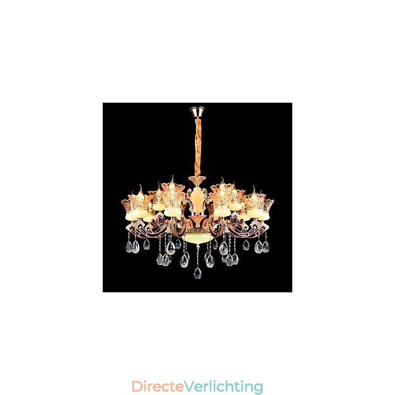 Hanglamp Zinklegering Kenmerk voor Kristal Mini Stijl Metaal Binnen Winkels 15 Lampen