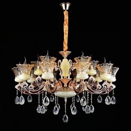 Hanglamp Zinklegering Kenmerk voor Kristal Mini Stijl Metaal Binnen Winkels 15 Lampen