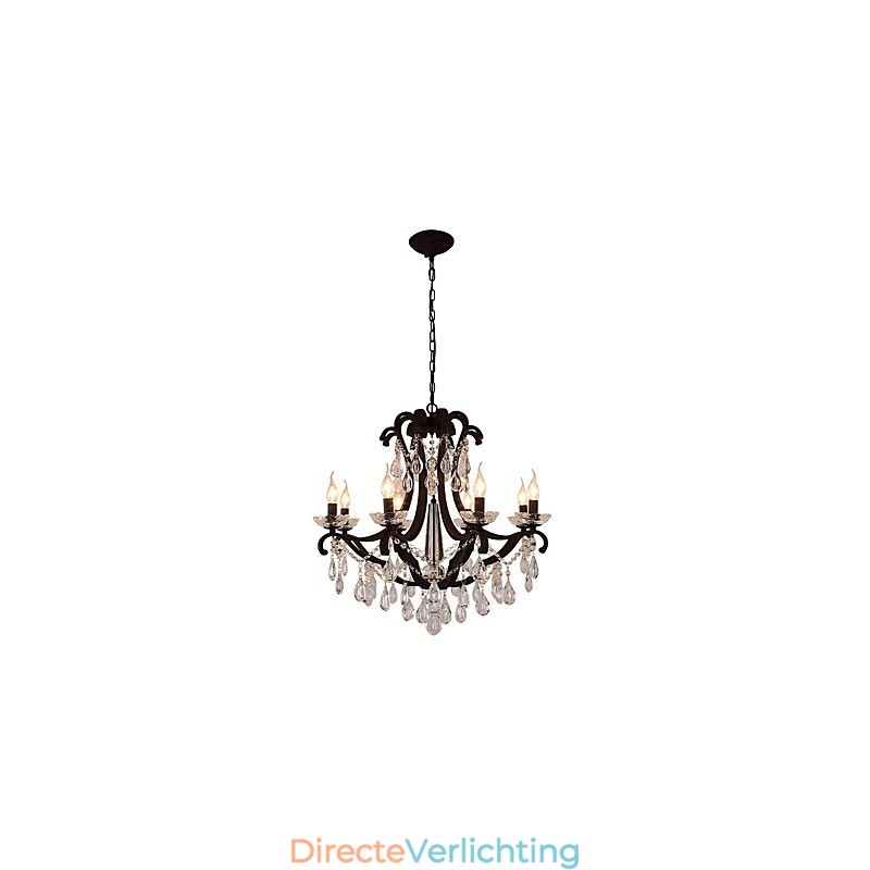 8 lampen kristallen kroonluchter moderne eigentijdse traditionele klassieke rustieke lodge vintage retro lantaarn trommel land schilderij