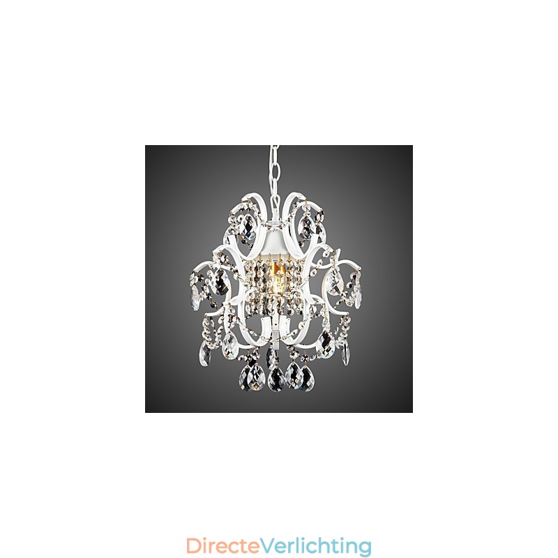 IJzeren schilderij kroonluchter met heldere kristallen moderne verlichtingslamp