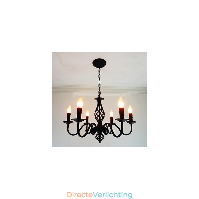 Artistiek Chic & Modern Andere kenmerken voor Kaars Stijl Metaal Binnen 6 Lampen Kroonluchter