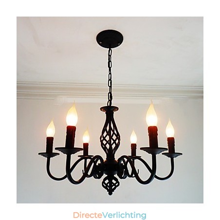 Artistiek Chic & Modern Andere kenmerken voor Kaars Stijl Metaal Binnen 6 Lampen Kroonluchter Artistiek Chic & Modern Andere kenmerken voor Kaars Stijl Metaal Binnen 6 Lampen Kroonluchter