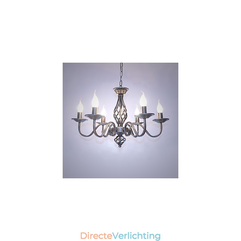 Artistiek Chic & Modern Andere kenmerken voor Kaars Stijl Metaal Binnen 6 Lampen Kroonluchter