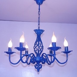 Artistiek Chic & Modern Andere kenmerken voor Kaars Stijl Metaal Binnen 6 Lampen Kroonluchter