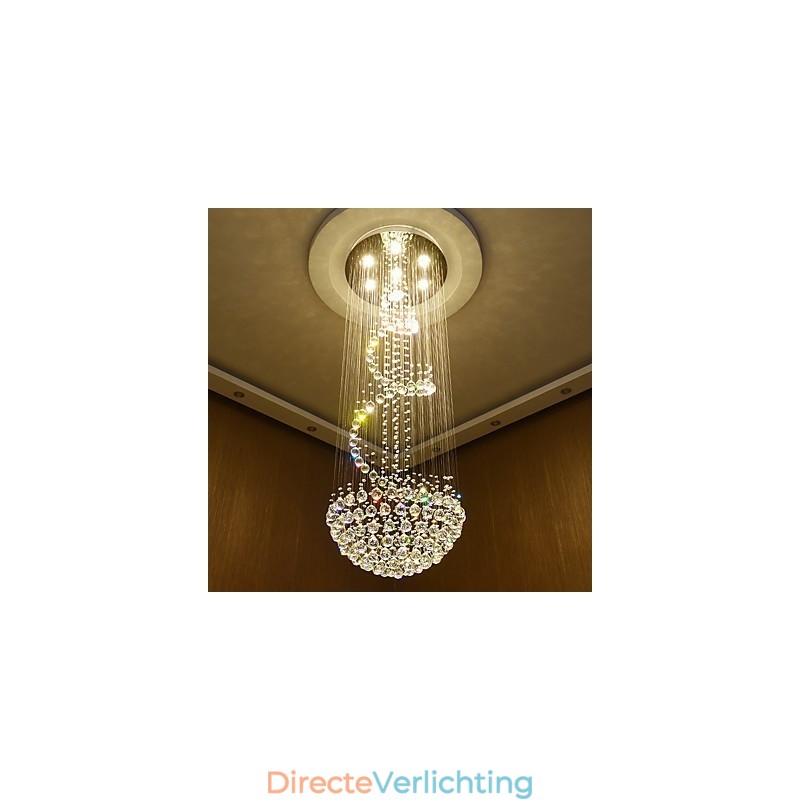 Moderne kristallen plafond kroonluchter verlichting binnen hanglamp decoratieve verlichtingsarmaturen