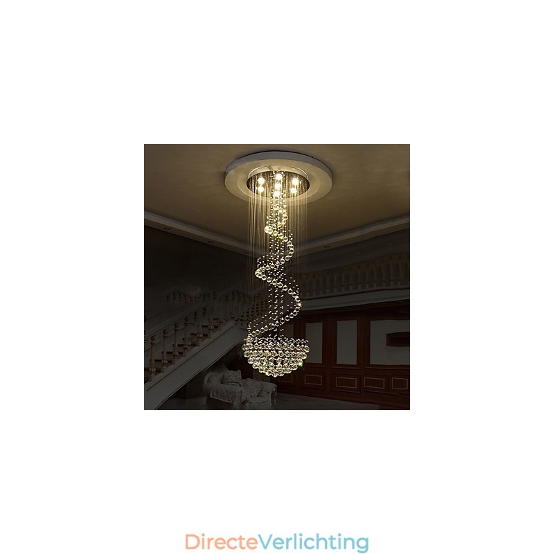 Moderne kristallen plafond kroonluchter verlichting binnen hanglamp decoratieve verlichtingsarmaturen